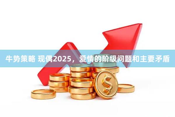 牛势策略 现偶2025，爱情的阶级问题和主要矛盾